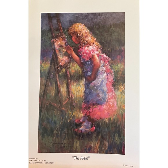 Toscano "The Artist" Print - Picture 1 of 1
